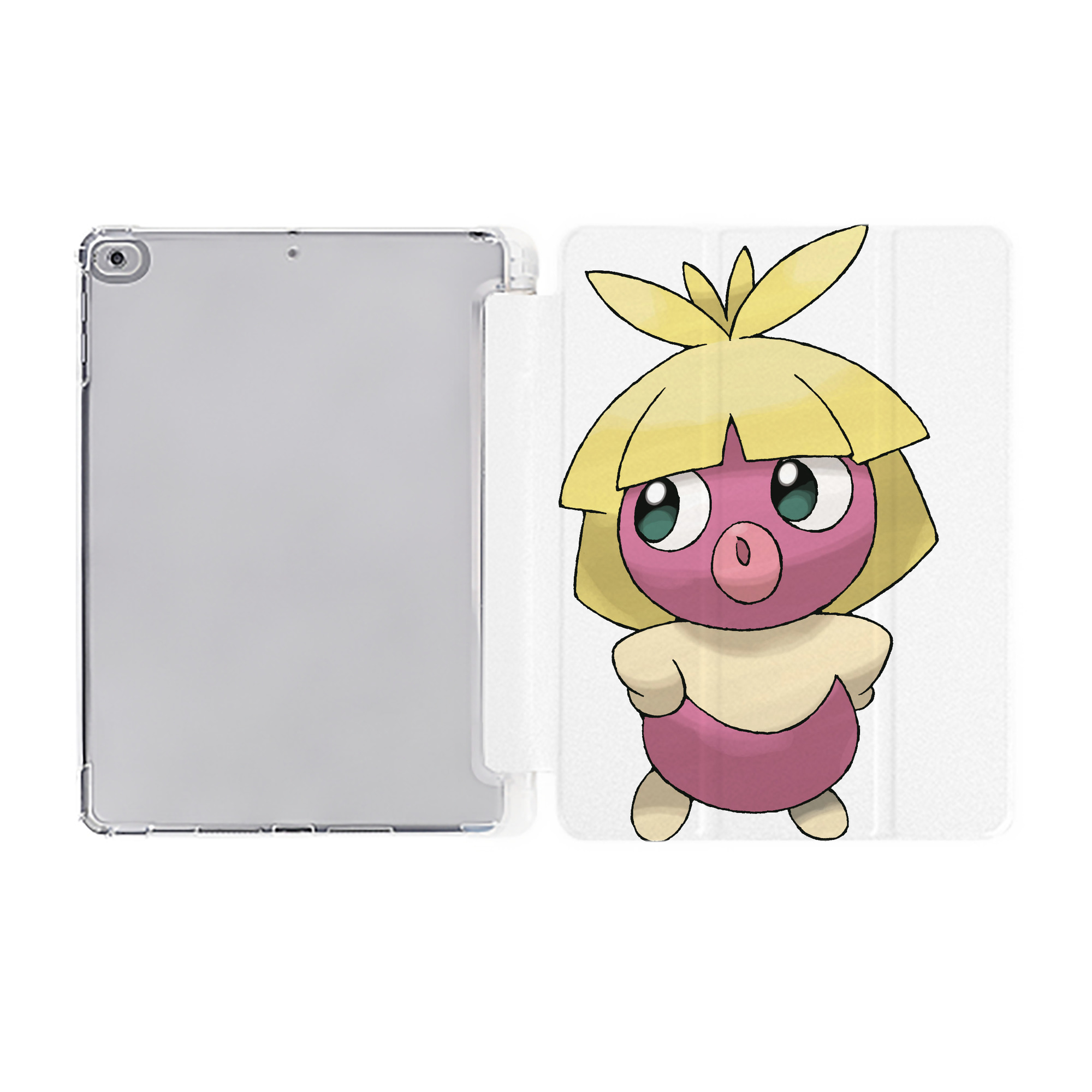 （画像用） ポケットモンスター Pokémon IPad ケース ペン収納付き 三つ折りスタンド PUレザー×シリコン 対応機種9.5/10.5/10.9インチ